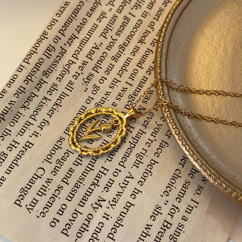 VINTAGE TULIP necklace