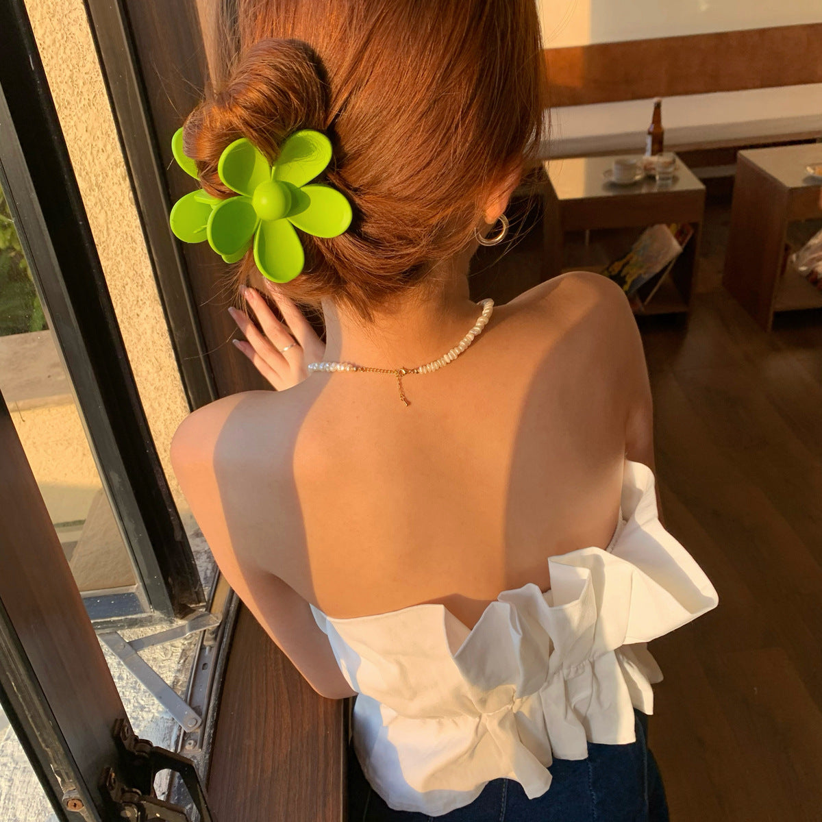 FLOWER hair clip