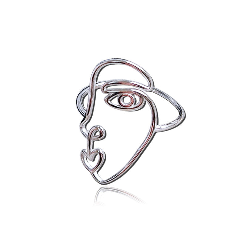 picasso face ring