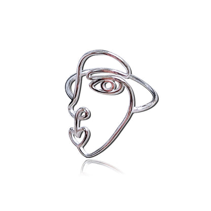 picasso face ring