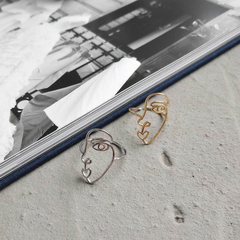 picasso face ring