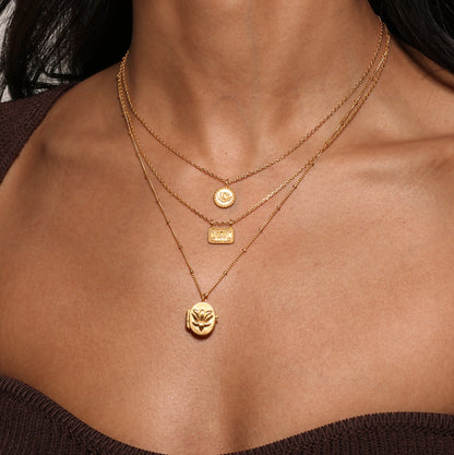 LOTUS photo necklace