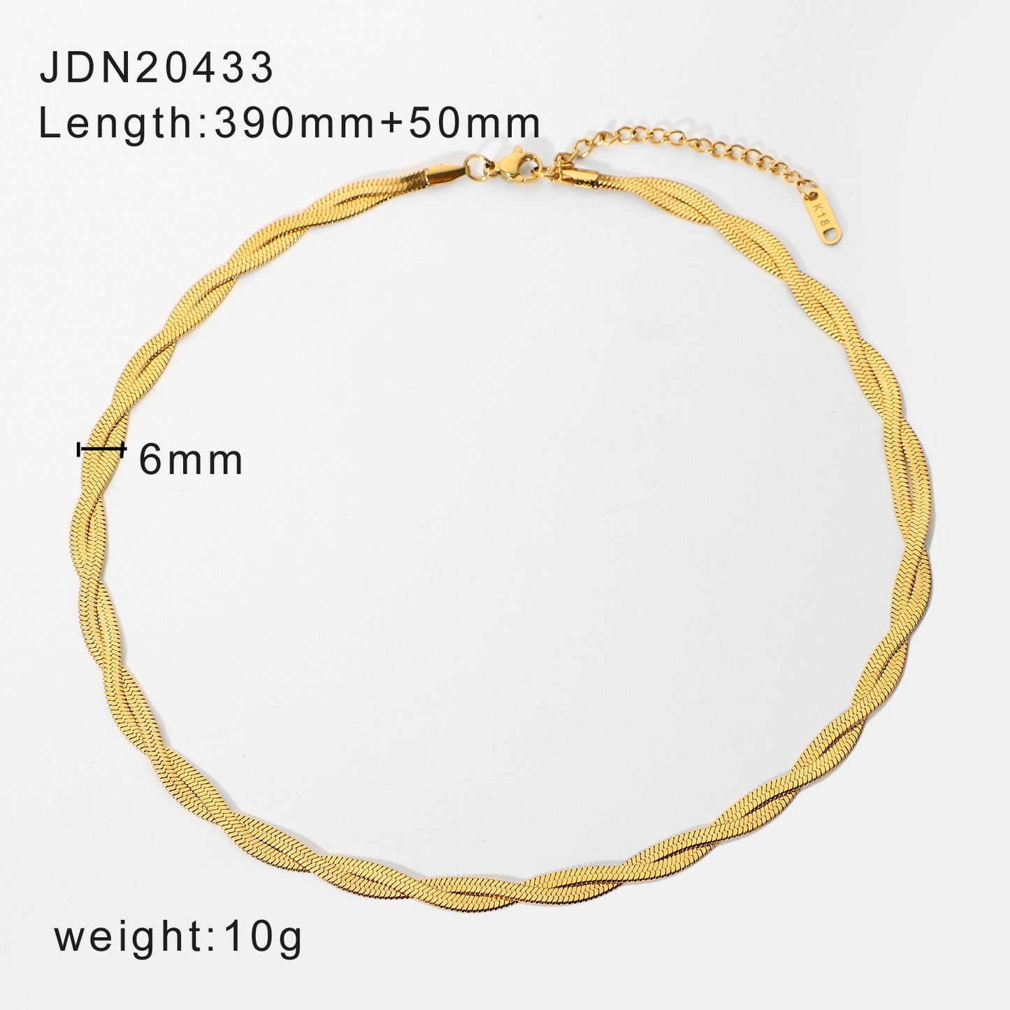 SNAKE - Double Layer Cross Necklace
