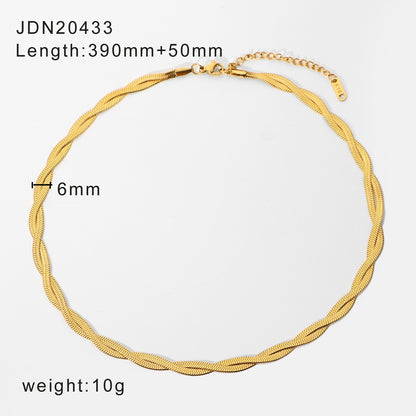 SNAKE - Double Layer Cross Necklace