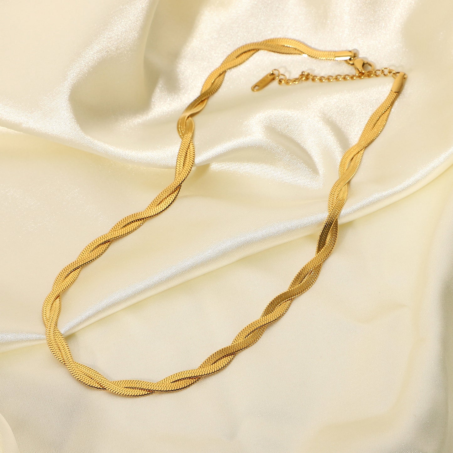 SNAKE - Double Layer Cross Necklace